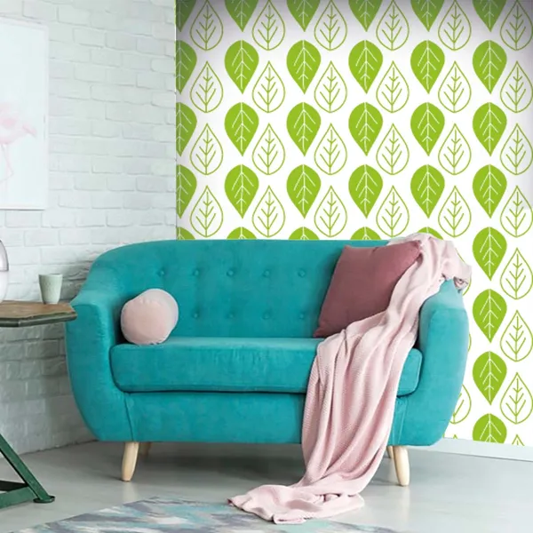 Modern_Green_Leaf_Pattern_Decorative_Wall_Wallpaper