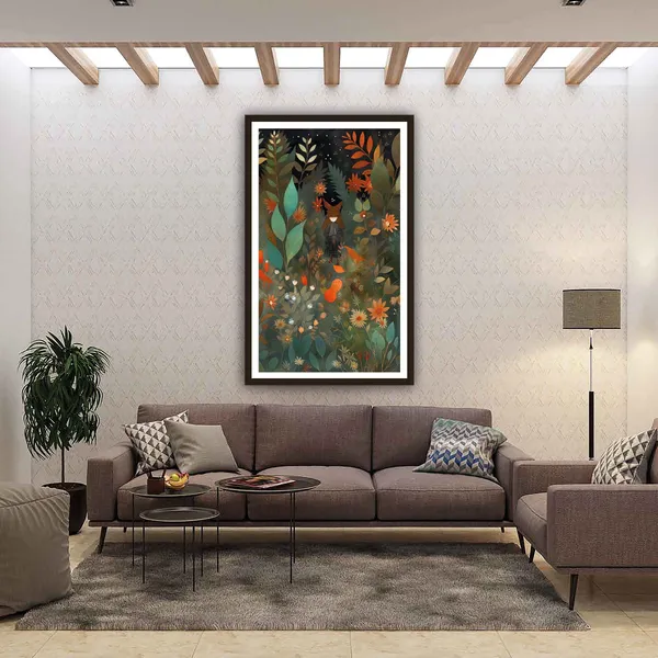 Botanical_Floral_Pattern_Framed_Wall_Art