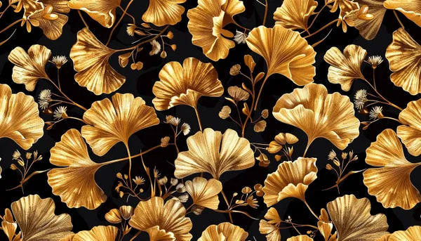 Tropical_Forest_And_Golden_Leaf_Decorative_Wall_Panels