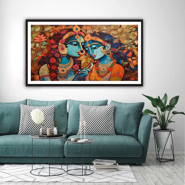 Framed_Religious_Radha_Krishna_Wall_Art