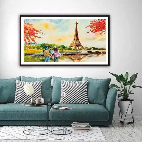 Wood_Frame_Scenic_Eiffel_Tower_Wall_Art