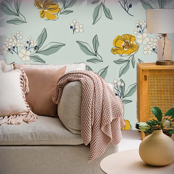 Floral_Botanical_Print_Wall_Wallpaper