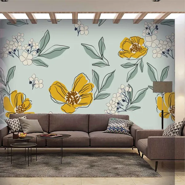 Floral_Botanical_Print_Wall_Wallpaper