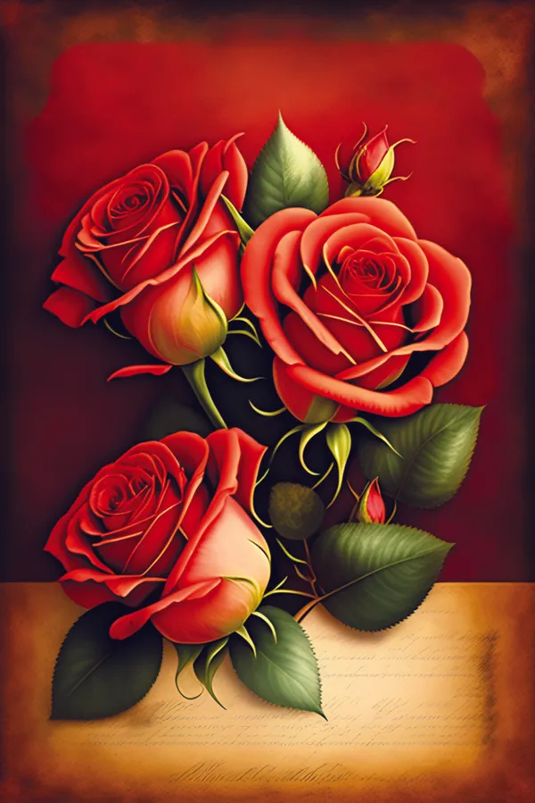 Floral_Red_Rose_Print_Framed_Wall_Art