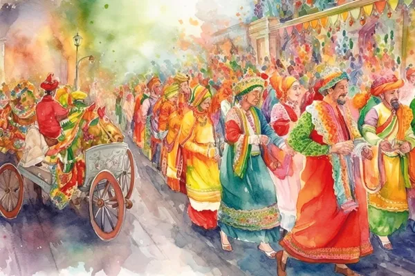 Framed_Traditional_Indian_Procession_Wall_Art