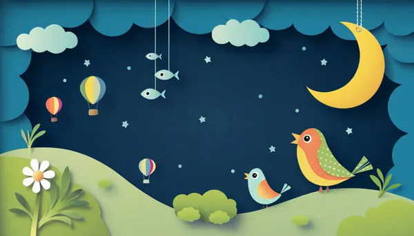Animal_And_Space_Theme_Kids_Wall_Mural