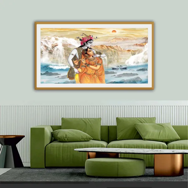 Framed_Radha_Krishna_Scenic_Wall_Art