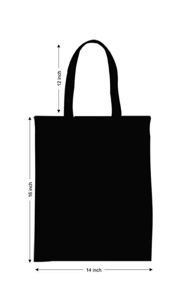 Black_Canvas_Zipper_Tote_Bag