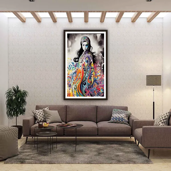 Multicolour_Abstract_Figurative_Framed_Wall_Art
