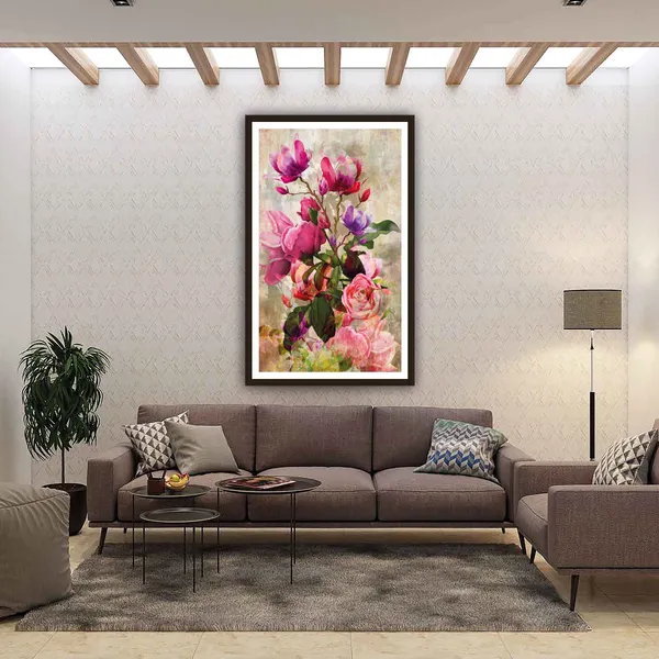 Framed_Floral_Print_Wall_Art