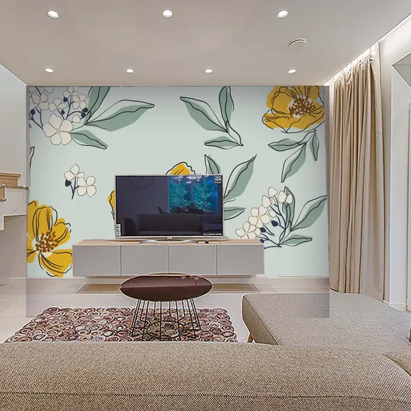 Floral_Botanical_Print_Wall_Wallpaper