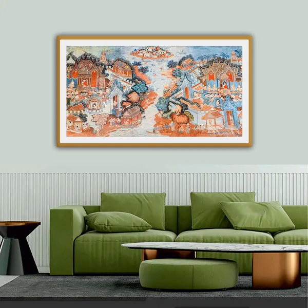 Traditional_Temple_Scene_Framed_Wall_Art