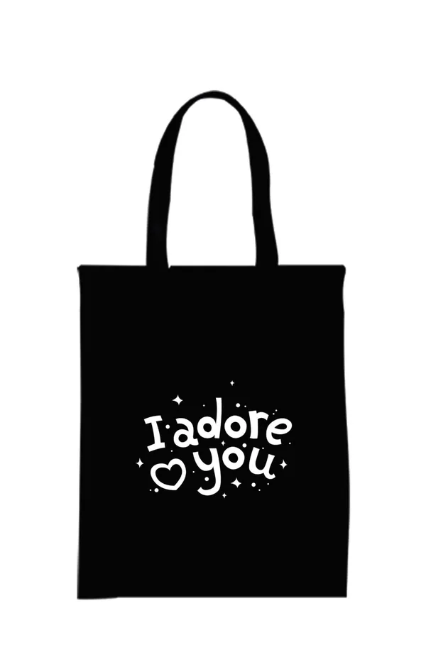 Black_Canvas_Zipper_Tote_Bag