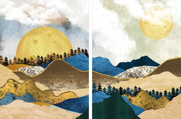 Framed_Abstract_Landscape_Two_Piece_Wall_Art