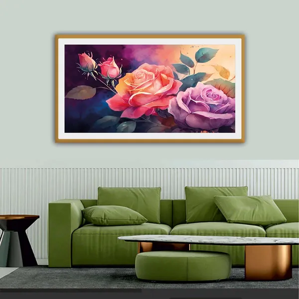 Wooden_Floral_Print_Framed_Wall_Art