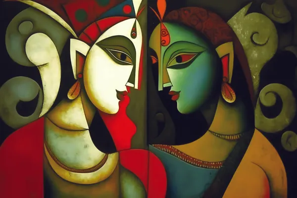 Framed_Modern_Abstract_Couple_Wall_Art