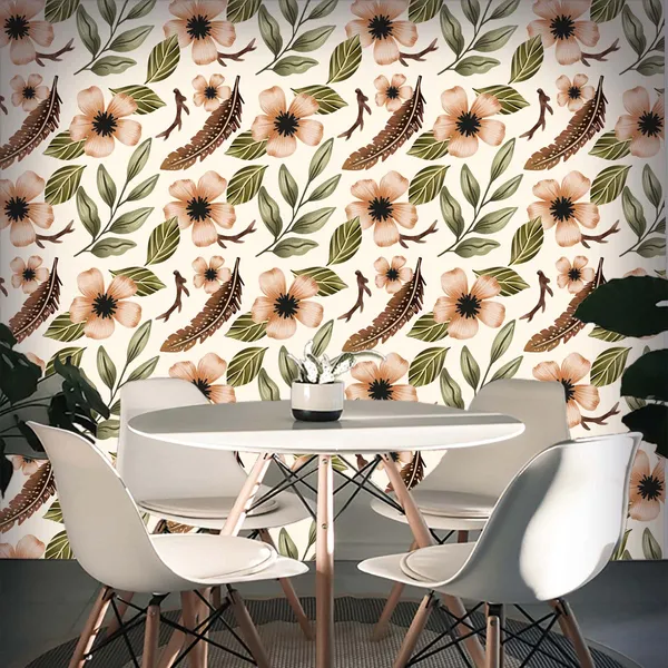 Botanical_Floral_Print_Decorative_Wall_Wallpaper