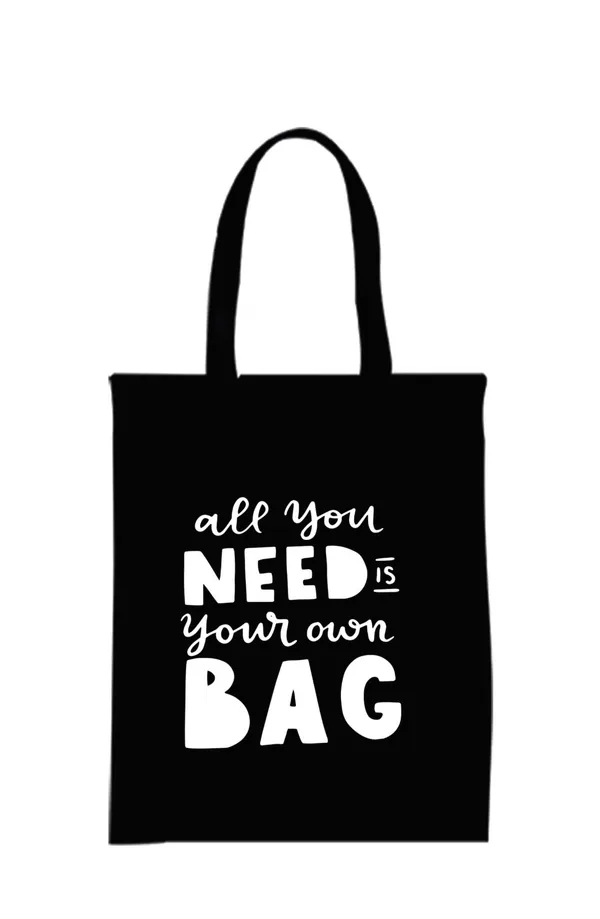 Black_Canvas_Zipper_Tote_Bag