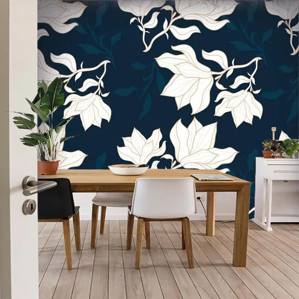 Botanical_Floral_Print_Wall_Mural_Wallpaper