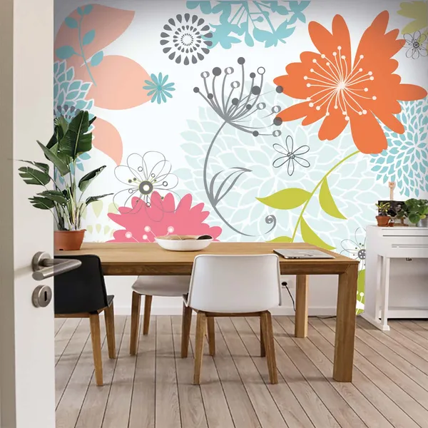 Colorful_Floral_Print_Wall_Mural