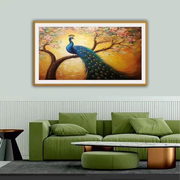 Framed_Nature_Peacock_Wall_Art
