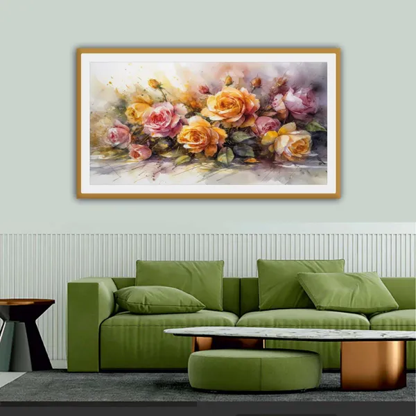 Framed_Contemporary_Floral_Wall_Art