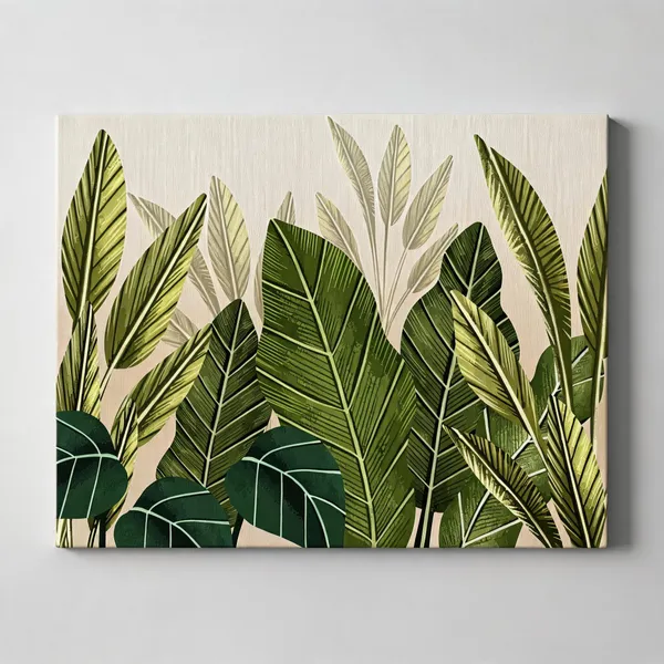 Multicolor_Botanical_Tropical_Leaves_Mural_Wallpaper