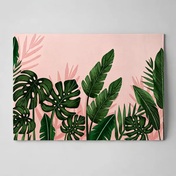 Multicolor_Tropical_Leaf_Mural_Wallpaper