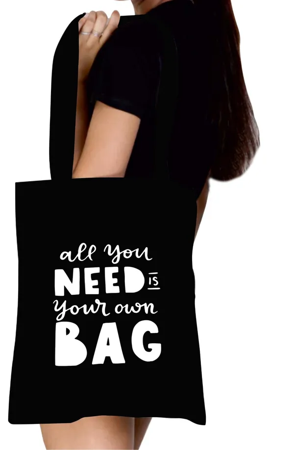 Black_Canvas_Zipper_Tote_Bag