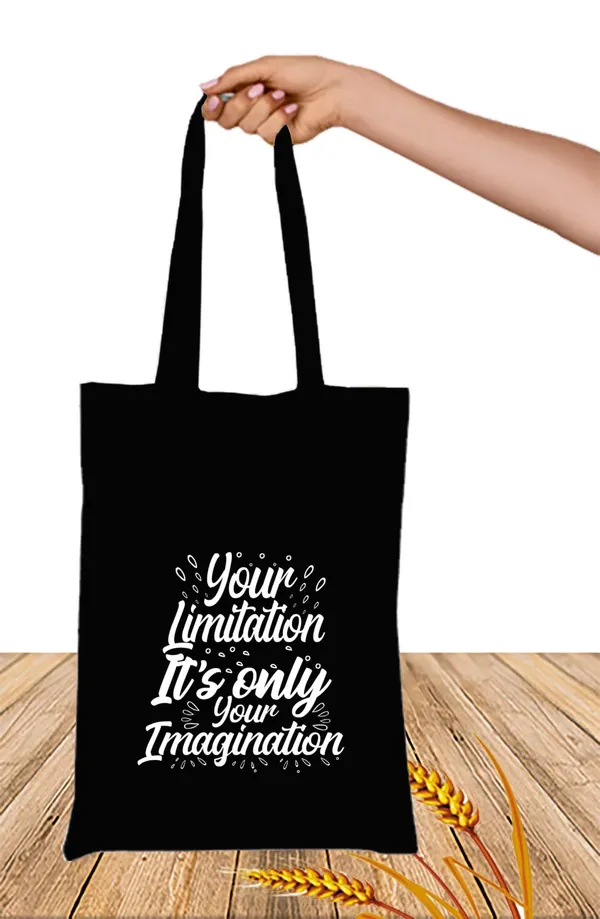 Black_Canvas_Zipper_Tote_Bag