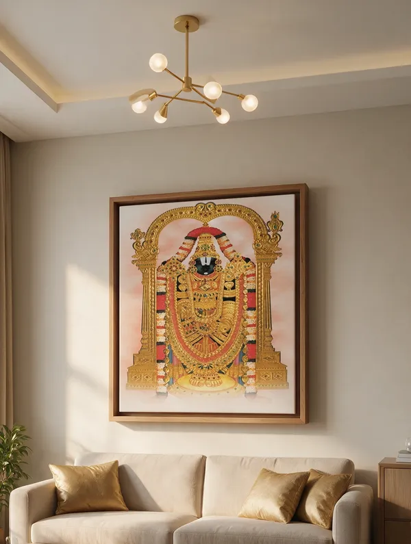 Canvas_Traditional_Lord_Venkateswara_Religious_Wall_Art