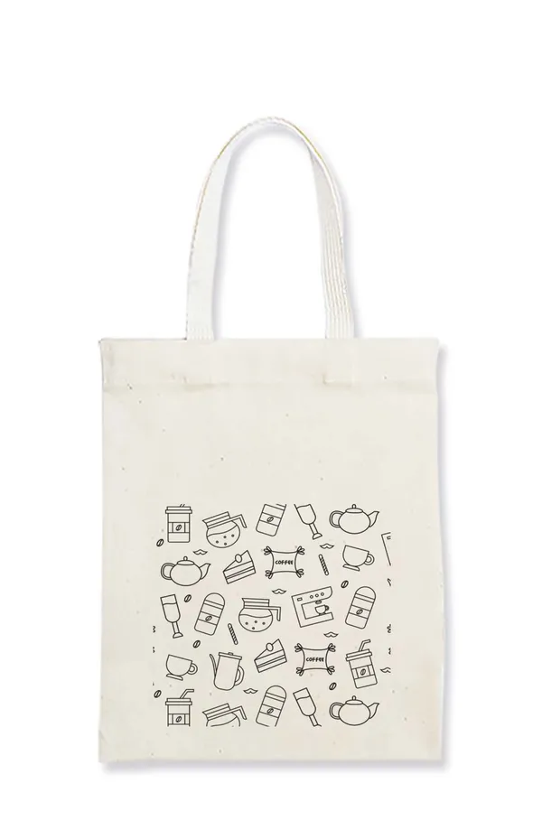 White_Canvas_Zipper_Tote_Bag