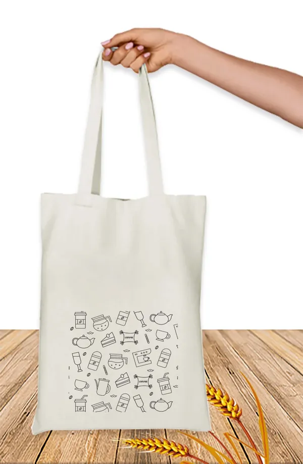 White_Canvas_Zipper_Tote_Bag