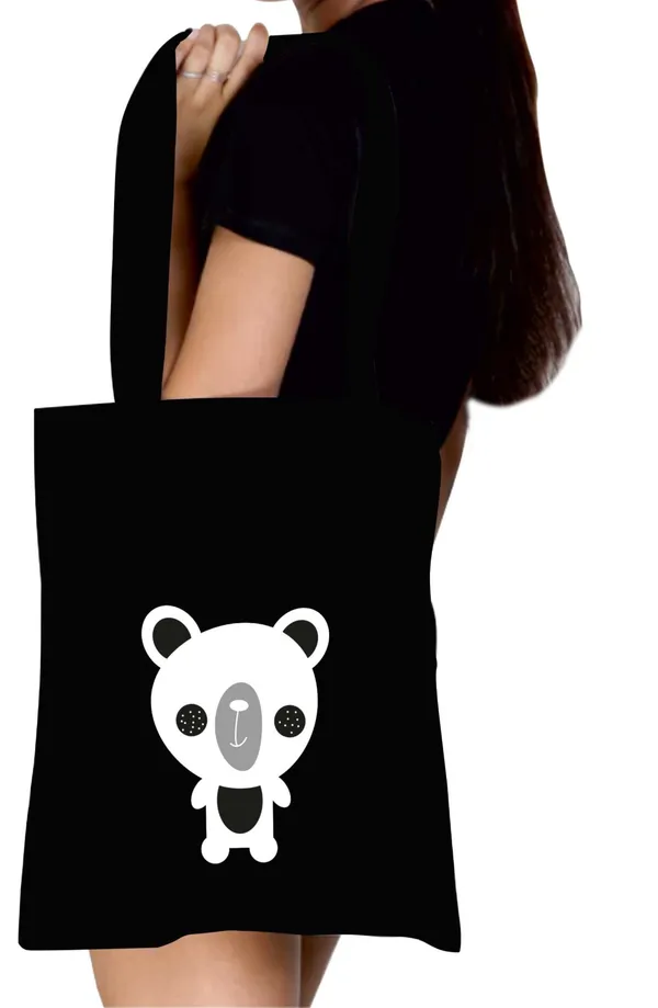 Black_Canvas_Zipper_Tote_Bag