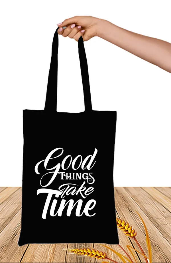 Black_Canvas_Zipper_Tote_Bag