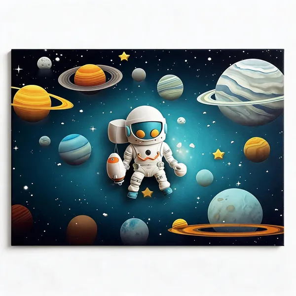 Flagged:_Category_Mismatch_-_Product_Is_Wall_Mural_But_Listed_Under_Apparel;_Multicolor_Space_Theme_Kids_Wall_Mural_Wallpaper
