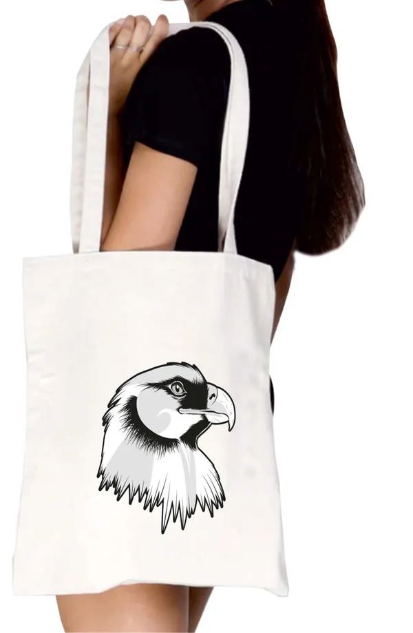 White_Canvas_Zipper_Tote_Bag