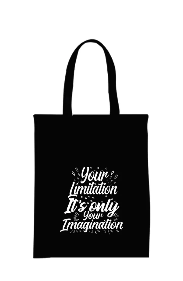 Black_Canvas_Zipper_Tote_Bag