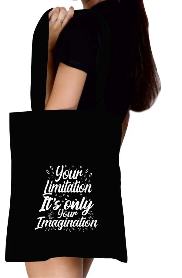 Black_Canvas_Zipper_Tote_Bag