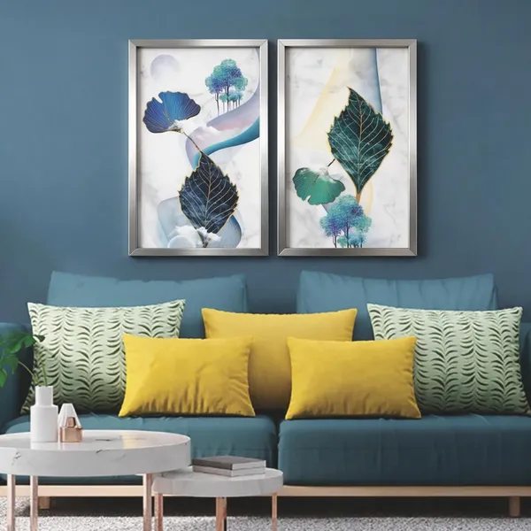 Canvas_Abstract_Botanical_Leaf_Print_Wall_Art