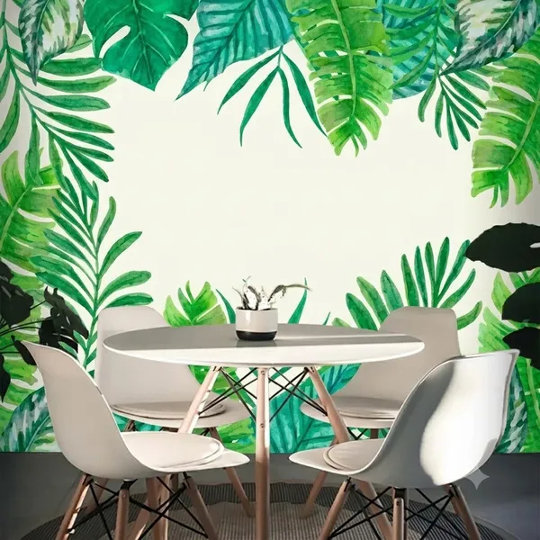Green_Tropical_Leaf_Print_Wallpaper