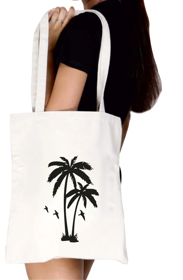 White_Canvas_Zipper_Tote_Bag