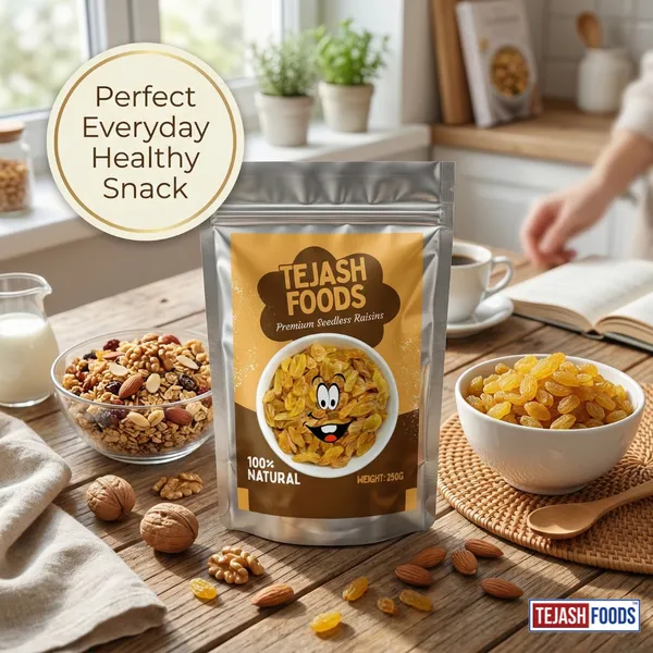 Tejash_Foods_Seedless_Long_Raisins_|_Premium_Kishmish_|_Naturally_Sweet_&_Juicy_|_Healthy_Snack