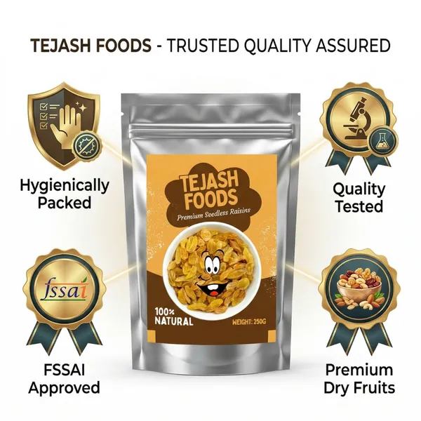 Tejash_Foods_Seedless_Long_Raisins_|_Premium_Kishmish_|_Naturally_Sweet_&_Juicy_|_Healthy_Snack