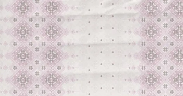 White_Mauve_Geometric_Print_Flat_Bedsheet