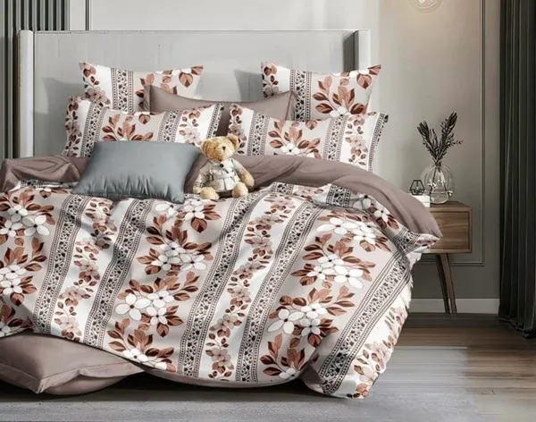 Floral_Stripe_Flat_Bedsheet