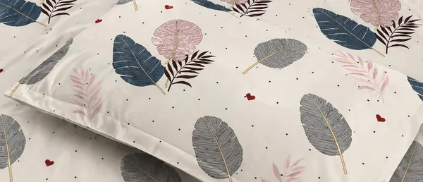 Leaf_Print_Flat_Bedsheet