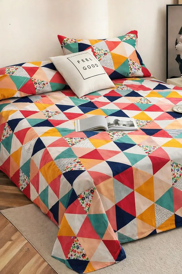 Multicolor_Geometric_Print_Bedsheet