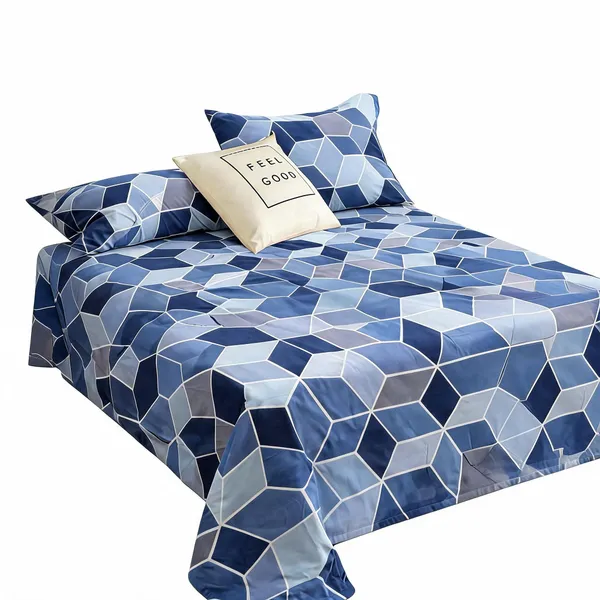 Blue_Cotton_Contemporary_Geometric_Print_Bedsheet_Set