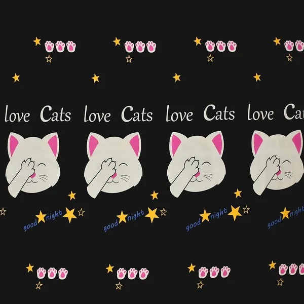 Premium_Cotton_Cat_Print_Elastic_Fitted_Bedsheet_Elastic_Fitted_King_Bedsheet_with_2_Pillow_Covers_&_360_Degree_Elasticated